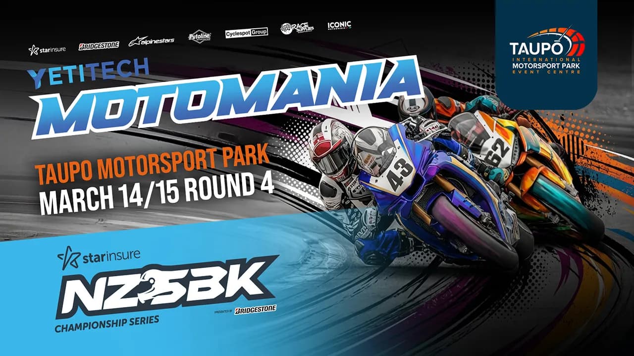 ROUND 4: Taupo MotoMANIA