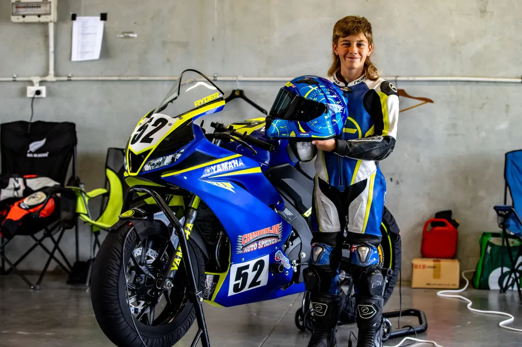 Image 2 - Promising Young 150 rider, Ryder Chamberlain and his Yamaha R15.webp