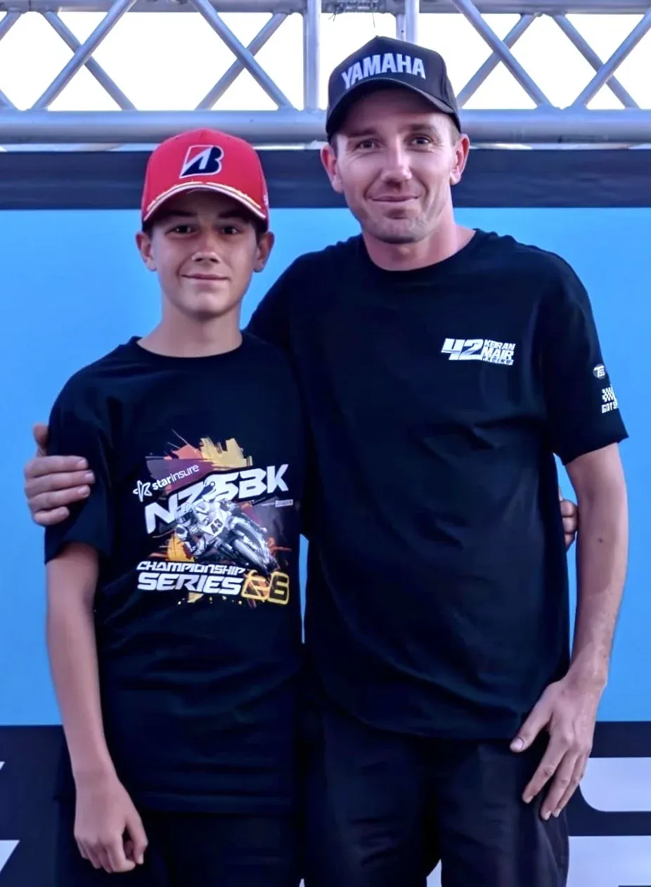 Ryder Chamberlai and dad Stu Masters.webp